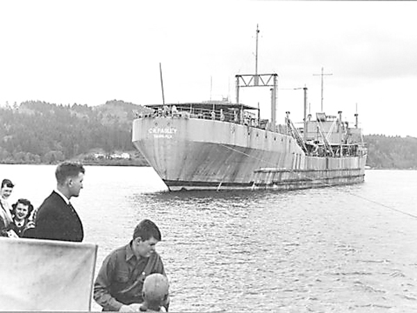 SS CW Pasley one of the concrete ships built-Photo Credit NARA